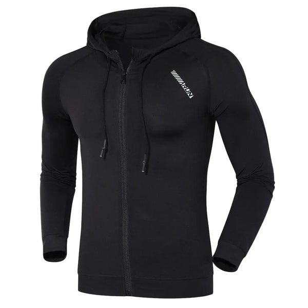 Hooded Long Sleeve Quick-dry Men Close-fitting Hoodie Nexellus