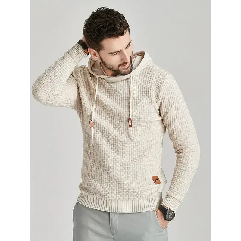 Hooded pullover knitwear sports casual men's sweater Nexellus