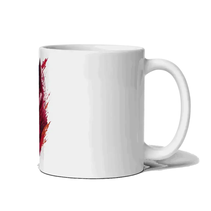 Hungary wolf white mug Nexellus