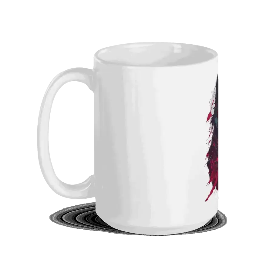 Hungary wolf white mug Nexellus