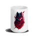 Hungary wolf white mug Nexellus