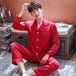 Ice Silk Summer Couple Pajamas Spring And Autumn Nexellus