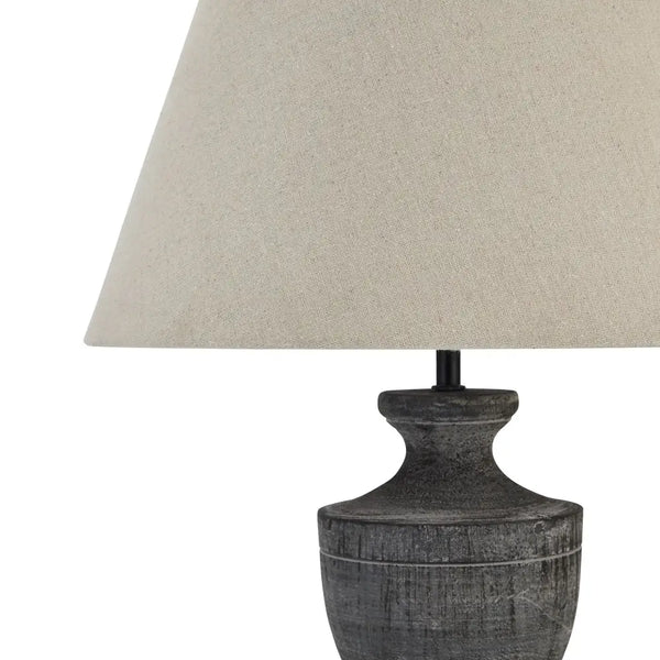 Incia urn wooden table lamp - Table Lamps