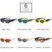 Ins Popular Fashion Polygon Cat Eye Women Sunglasses Retro Colorful Oval Eyewear Shades UV400 Men Trending Sun Glasses Nexellus