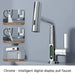 Intelligent digital display faucet pull-out basin faucet temperature Nexellus