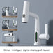 Intelligent digital display faucet pull-out basin faucet temperature Nexellus