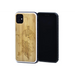 Iphone 11 wood case world map engraved bamboo backside