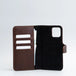 Iphone 12/13 series full-grain leather folio case wallet