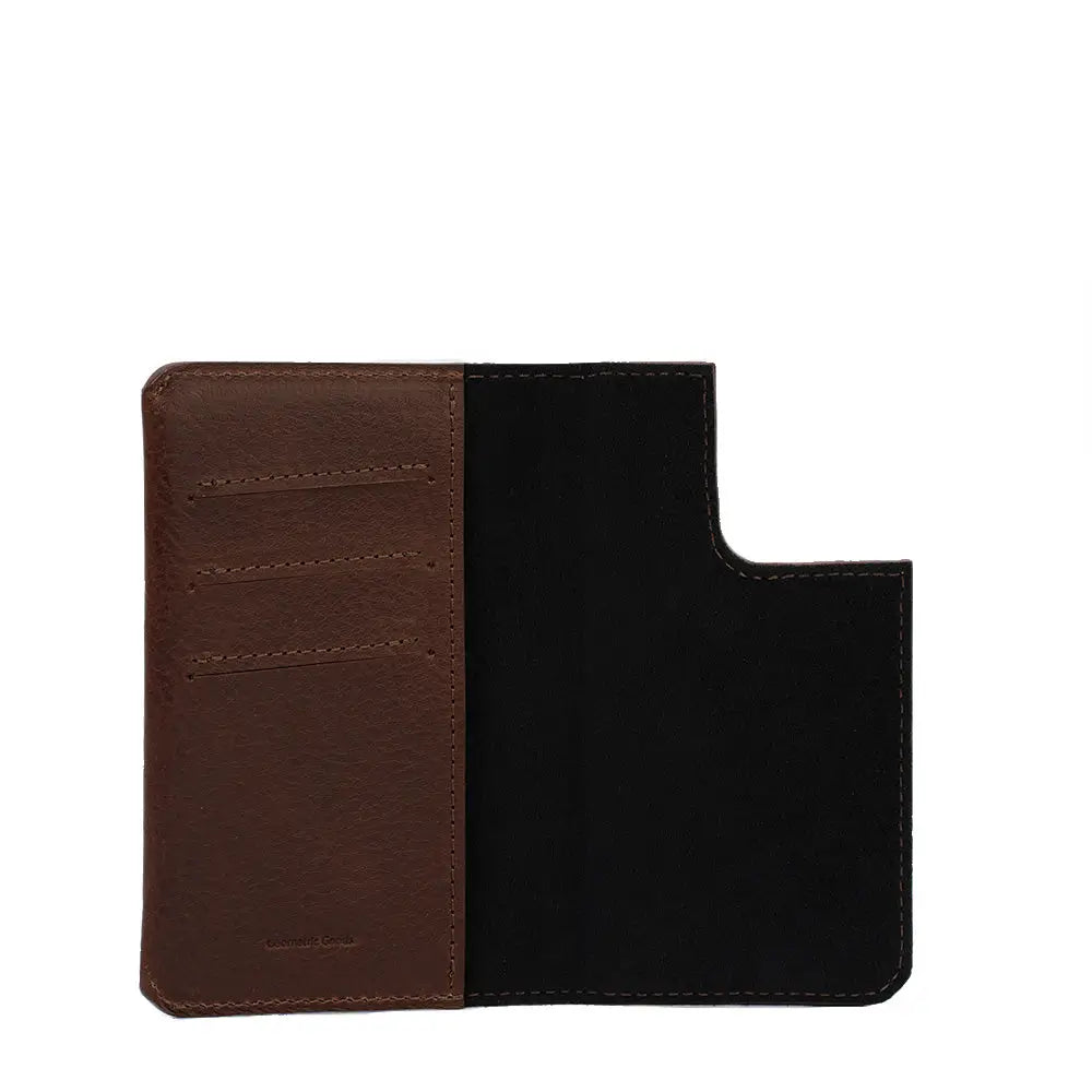 Iphone 12/13 series leather folio case wallet with magsafe