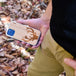 Iphone 13 mini bamboo wood case deer engraved backside