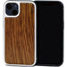 Iphone 13 zebra wood case with tpu bumper and white pc