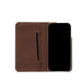 Iphone 15 series leather folio case wallet with magsafe