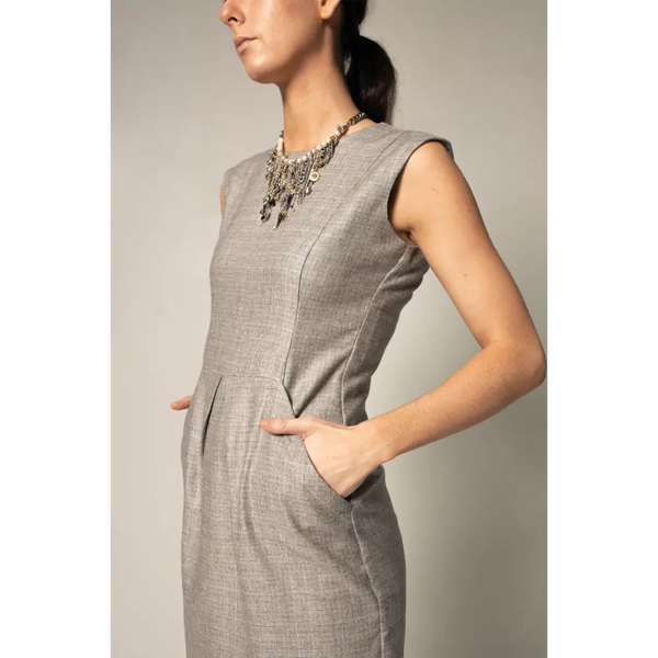 Italian Wool Boss Dress - Nexellus