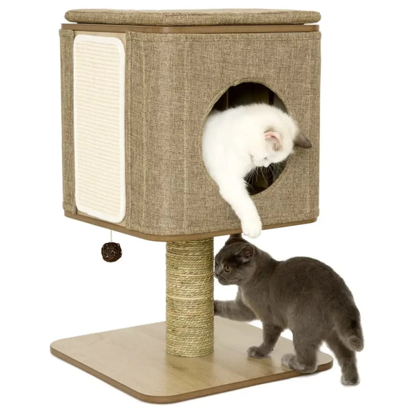 Jack and vanilla cat tree stand molly 42x42x67 cm brown