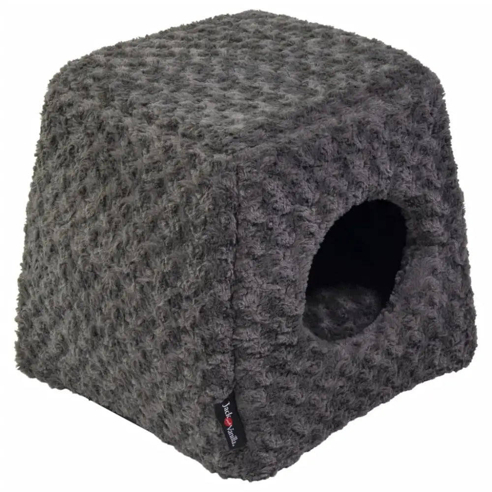 Jack and vanilla pet cave softy s 40x40x39 cm rosette grey