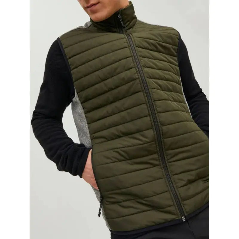 Jack &amp; Jones Jjemulti Bodywarmer Collar Noos M 12200684ROSIN - Nexellus