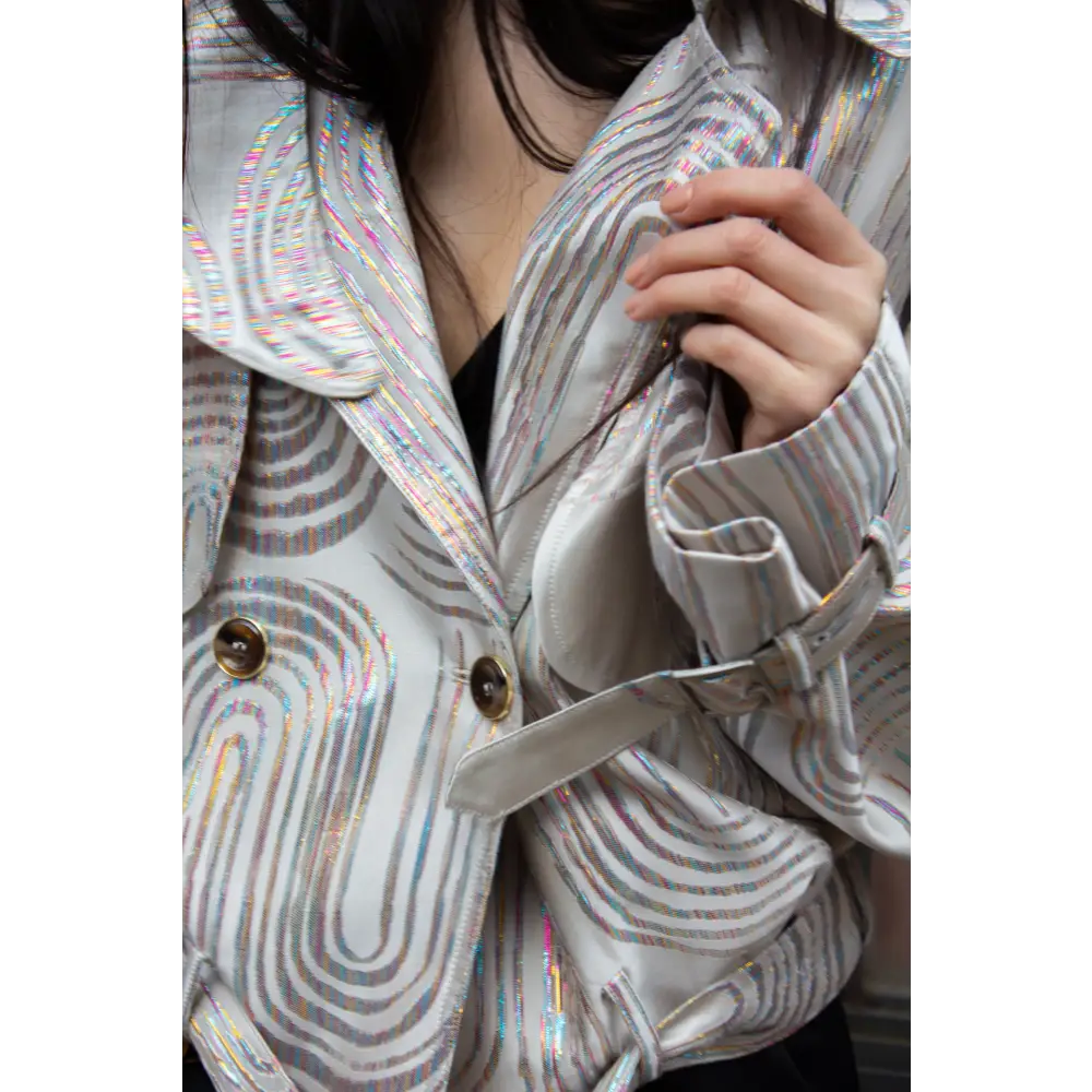 Jacqueline Bomber Jacket in Beige - Nexellus