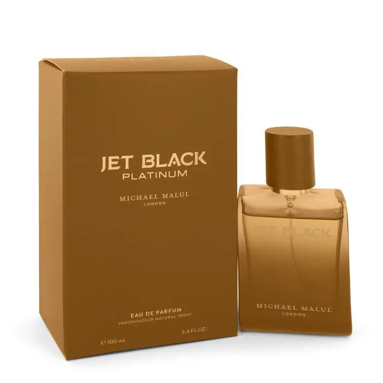 Jet black platinum eau de parfum spray by michael malul eau