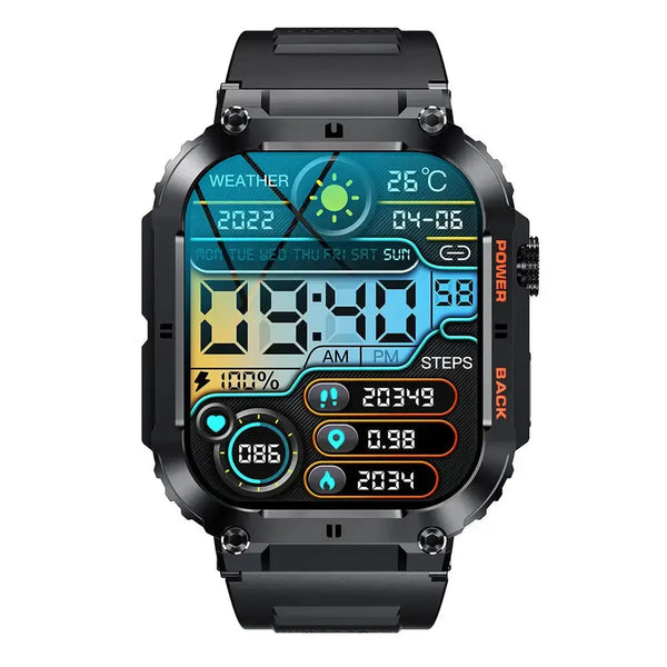 K57pro call smart watch 1.96 inch ips square screen all day heart rate Nexellus