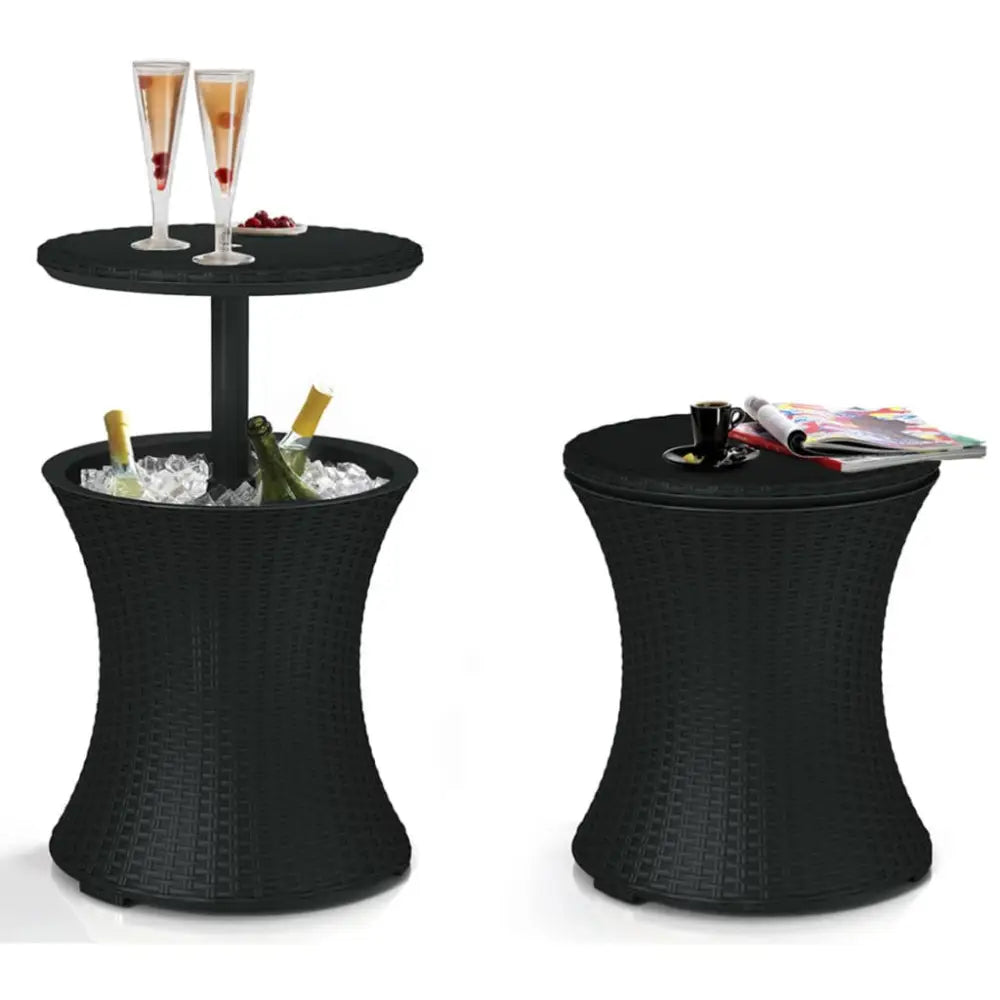 Keter pacific cool bar rattan antracite 203835 - Black