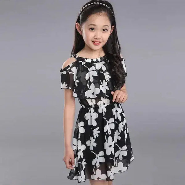 Kid girl flower princess dress Nexellus