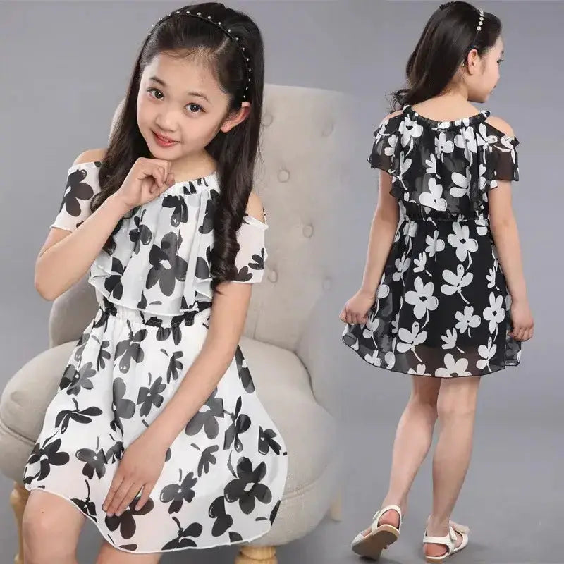 Kid girl flower princess dress Nexellus