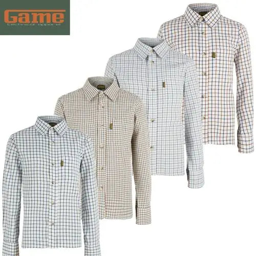 Kids game tattersall check shirt