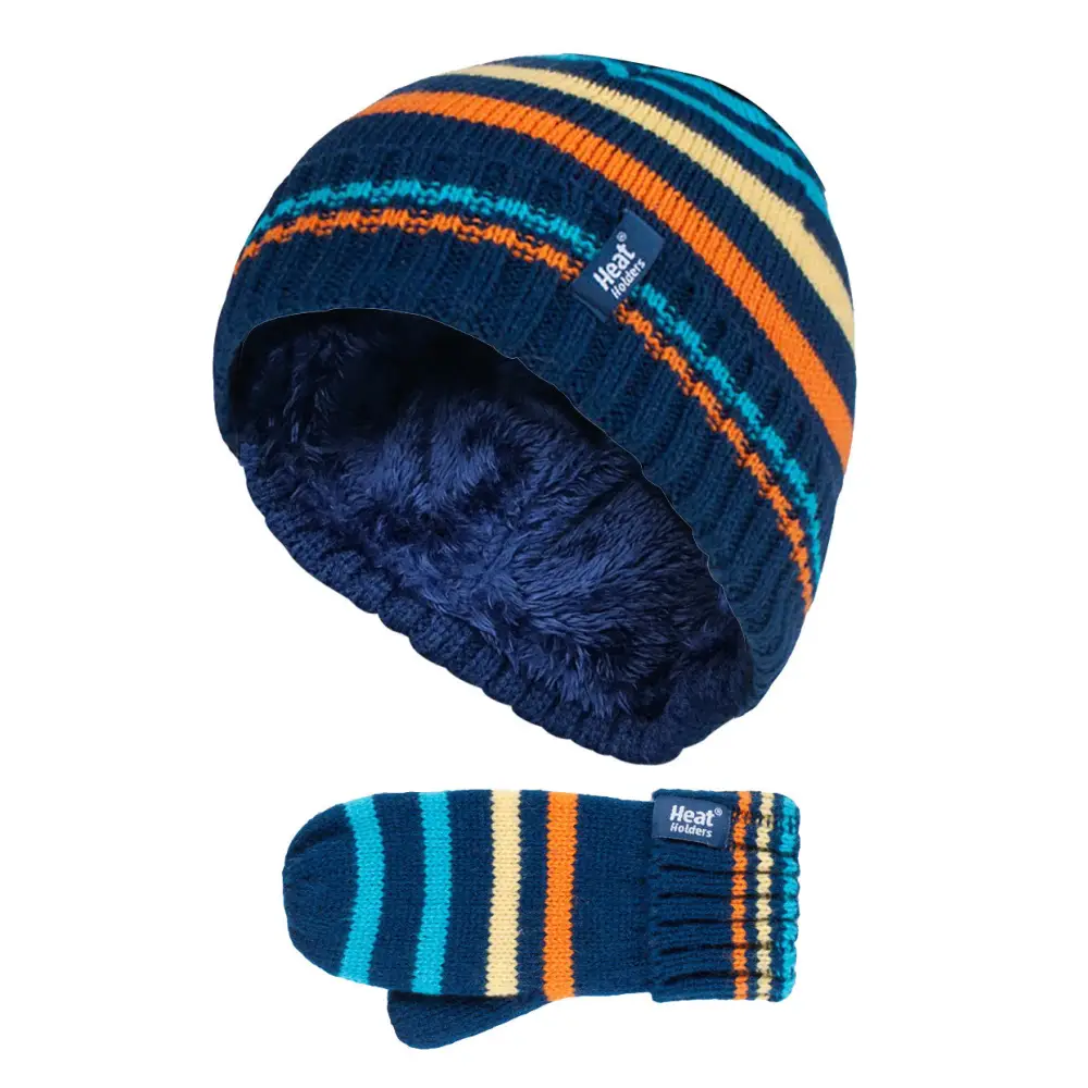 Kids Thermal Warm Hat and Mitten Set - Nexellus