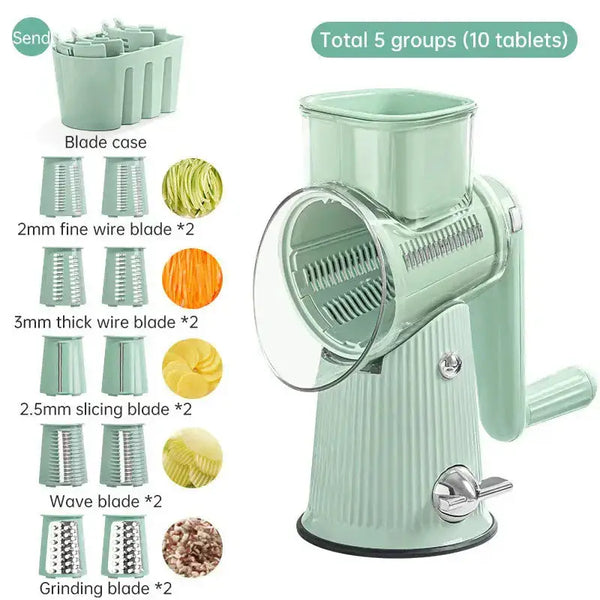 Kitchen multifunction grater slicer hand roller stormvegetable cutter Nexellus