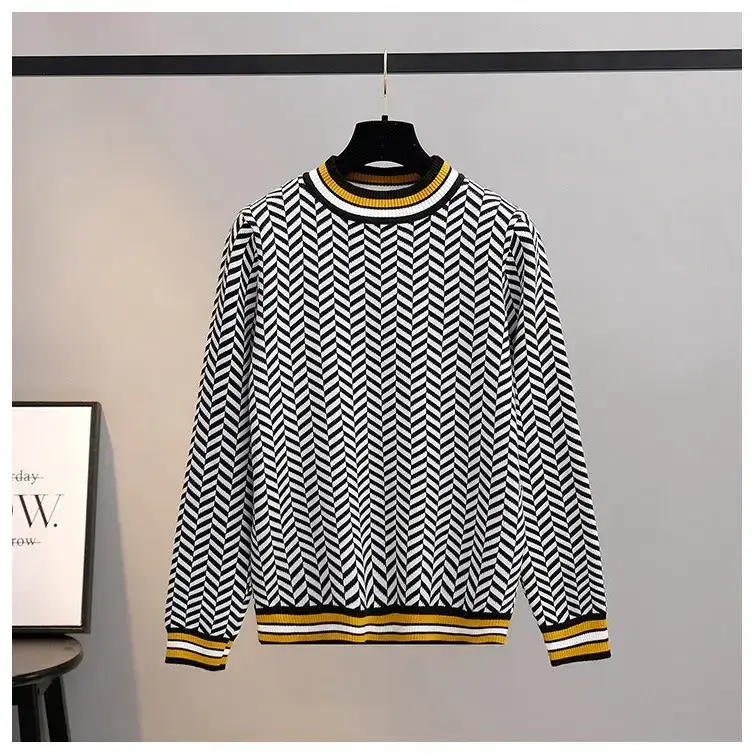 Knitted women pullover and sweaters autumn winter thick female jumper Nexellus