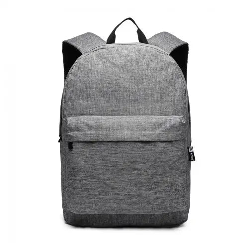 E1930 - Kono Durable Polyester Everyday Backpack With Sleek Design - Grey - Nexellus