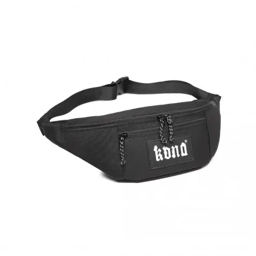 EA2136 - Kono Lightweight Fashion Sports Bum Bag For Men And Women - Black - Nexellus