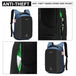 E1946 - KONO REFLECTIVE USB CHARGING INTERFACE BACKPACK - NAVY - Nexellus