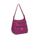 EH2063 - Kono Three Way Multipurpose Casual Shoulder Bag With Double Zippers - Purple - Nexellus