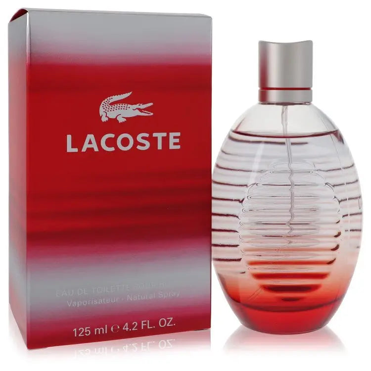 Lacoste red style in play eau de toilette spray (new