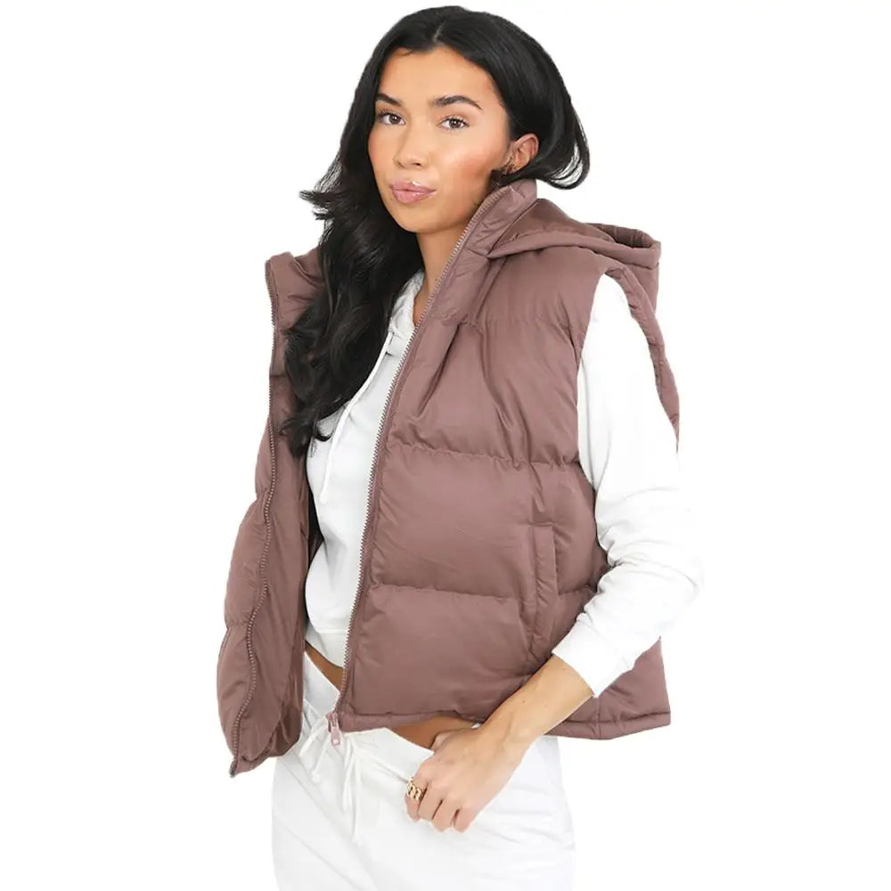 Ladies brave soul mila padded gilet