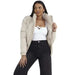 Ladies Brave Soul Slaypeach Puffer Jacket - Nexellus