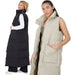 Ladies brave soul toney padded long gilet