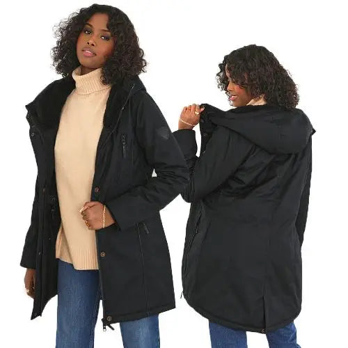 Ladies brave soul vicky long coat