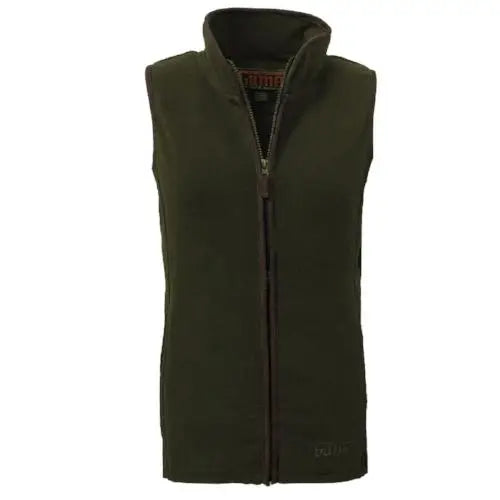 Ladies game penrith fleece gilet - FOREST GREEN / XS