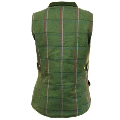 Ladies game ruby/abby tweed gilet