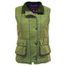 Ladies game ruby/abby tweed gilet - Abby (Purple Lining)