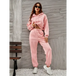 Ladies home loose high waist straight leg pants casual suit Nexellus