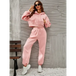 Ladies home loose high waist straight leg pants casual suit Nexellus