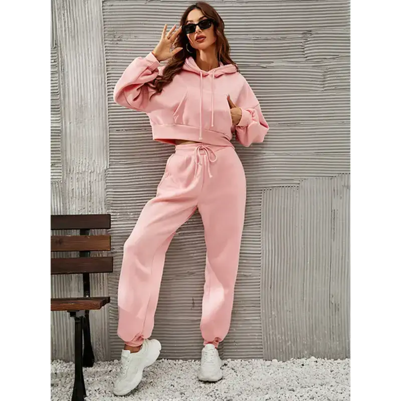 Ladies home loose high waist straight leg pants casual suit Nexellus