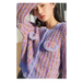 Lady girl heart love button up single breasted knitted sweater Nexellus