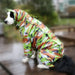 Large dog raincoat clothes waterproof rain jumpsuit for big medium Nexellus