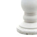 Large matt white ceramic candle holder - Ornaments