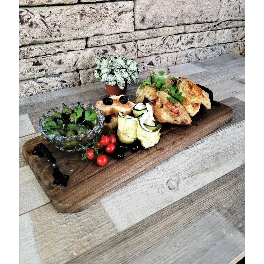 Large serving board catering extra long tray charcuterie