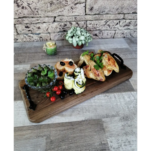 Large serving board catering extra long tray charcuterie